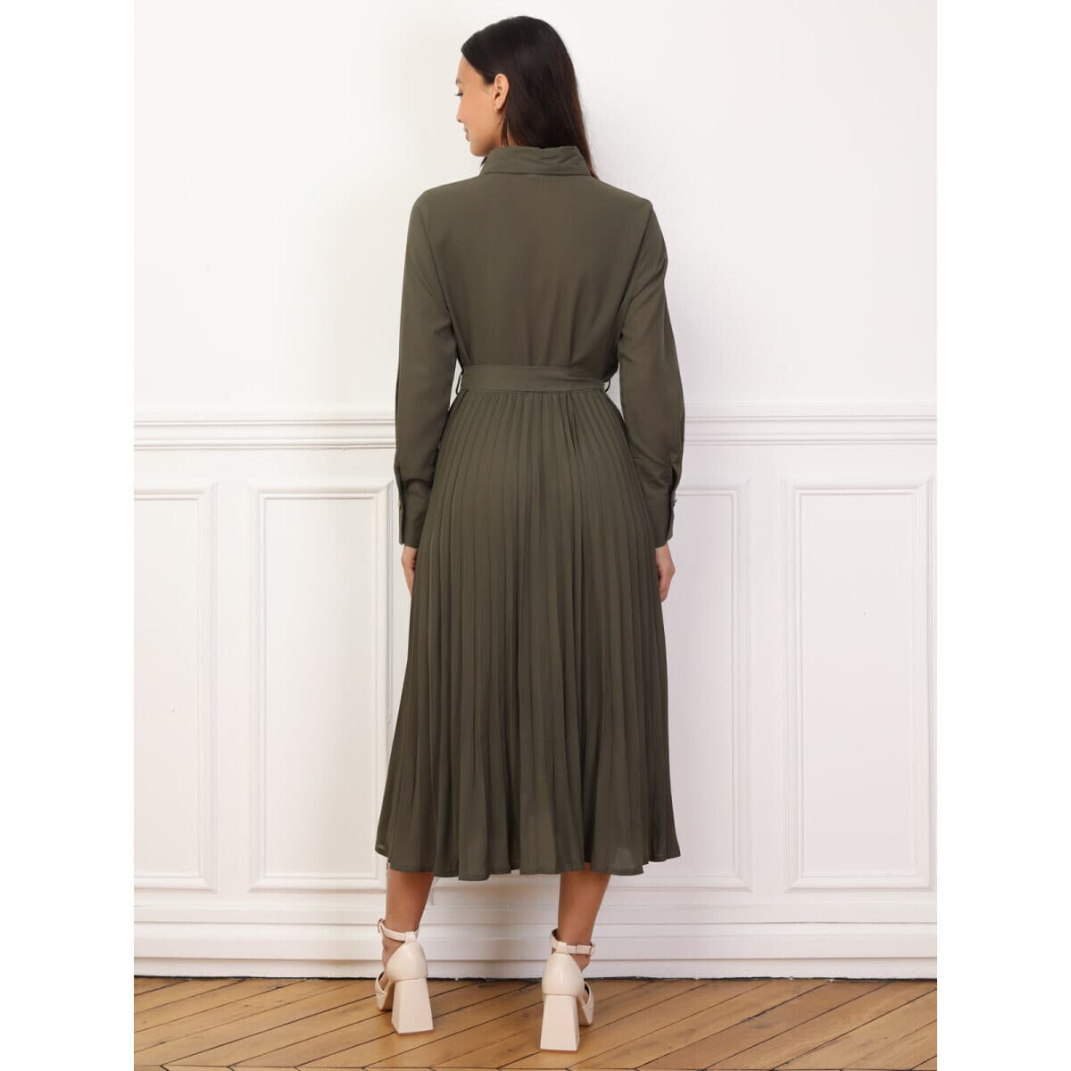 Women's Dresses La Modeuse Khaki