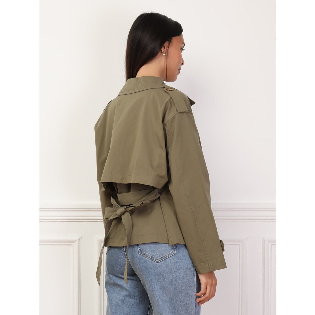 Women's Coats La Modeuse Khaki