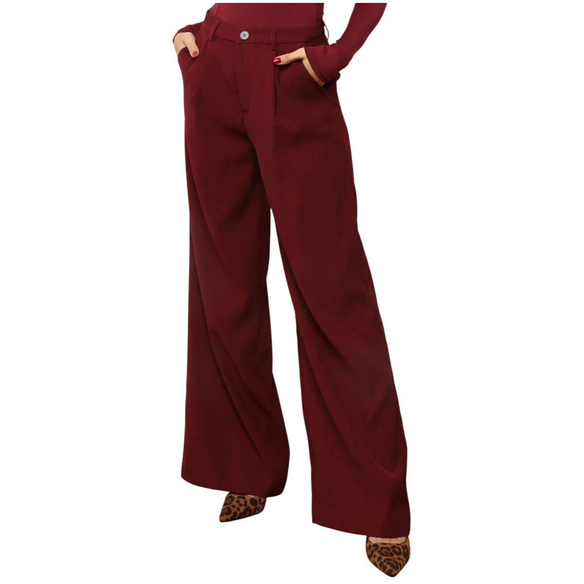 Women's Pants La Modeuse Bordeaux