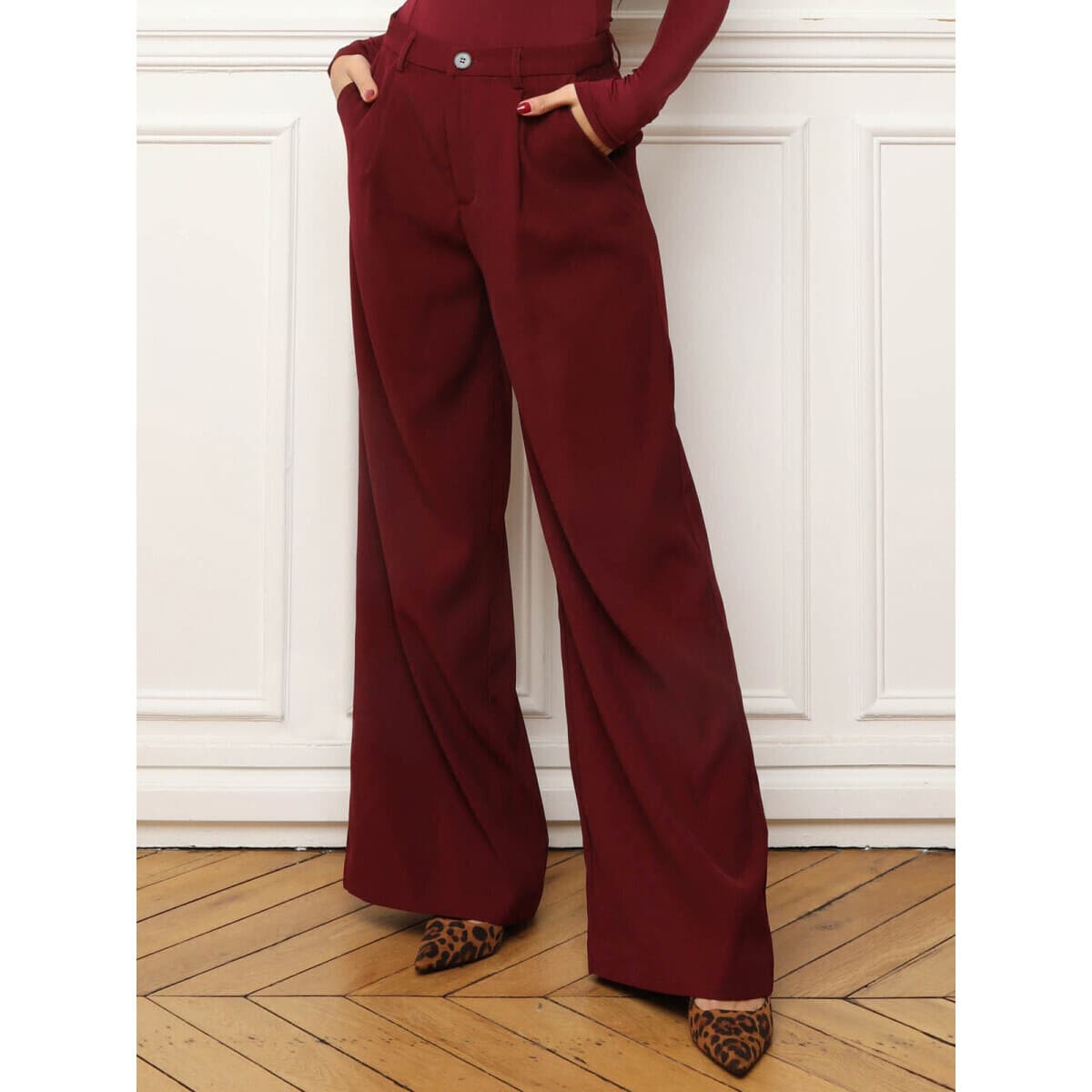 Women's Pants La Modeuse Bordeaux