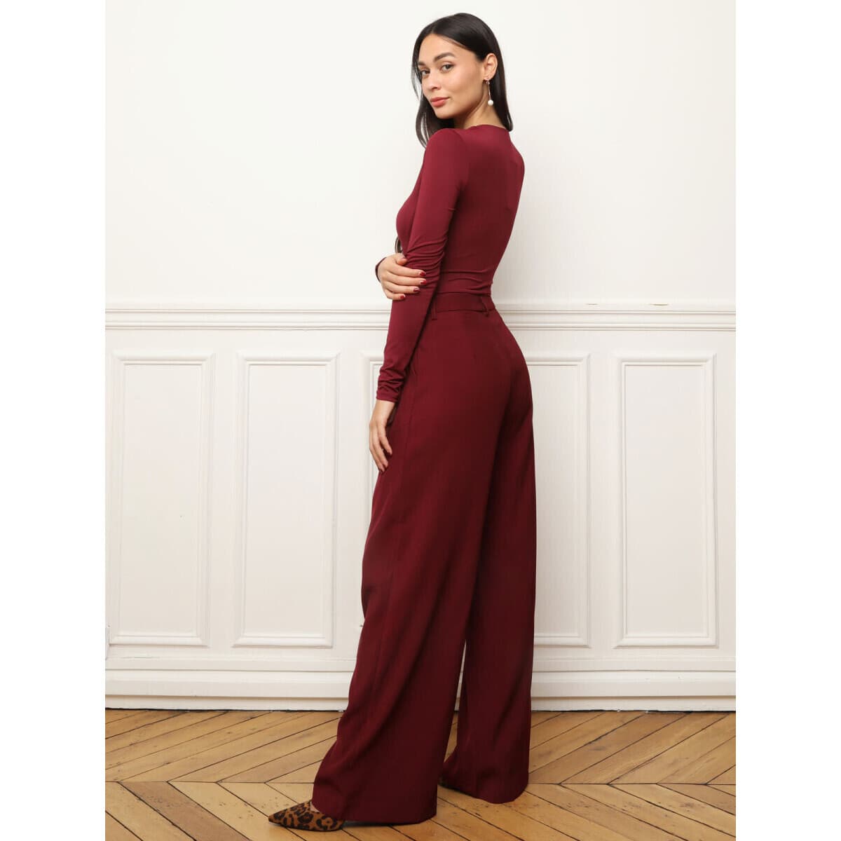 Women's Pants La Modeuse Bordeaux