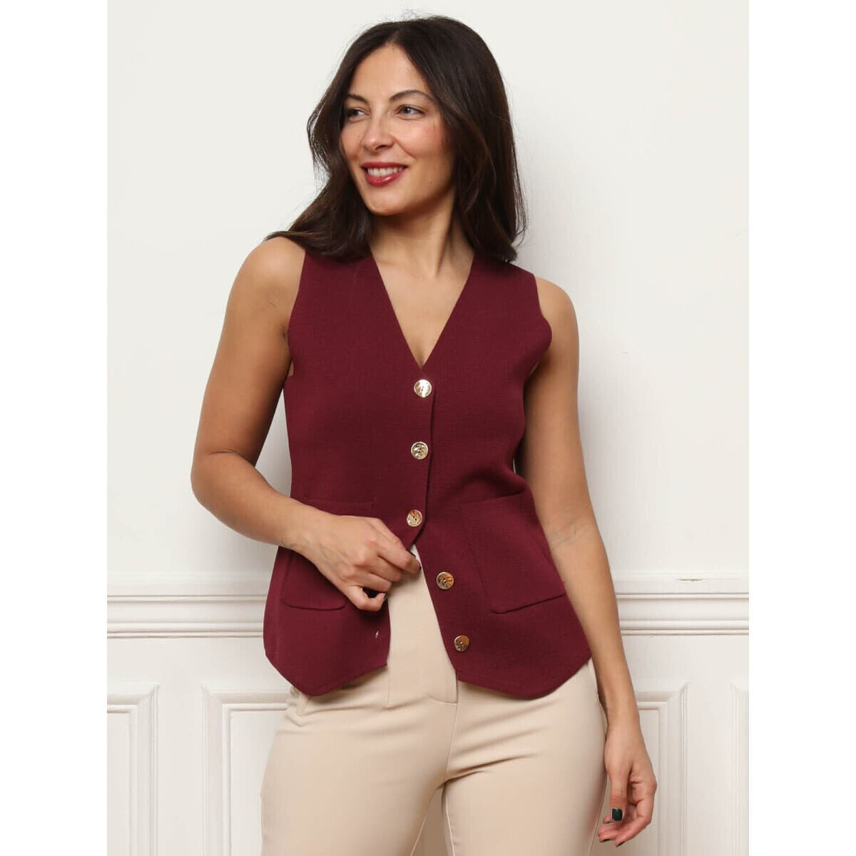 Women's Blazers La Modeuse Bordeaux