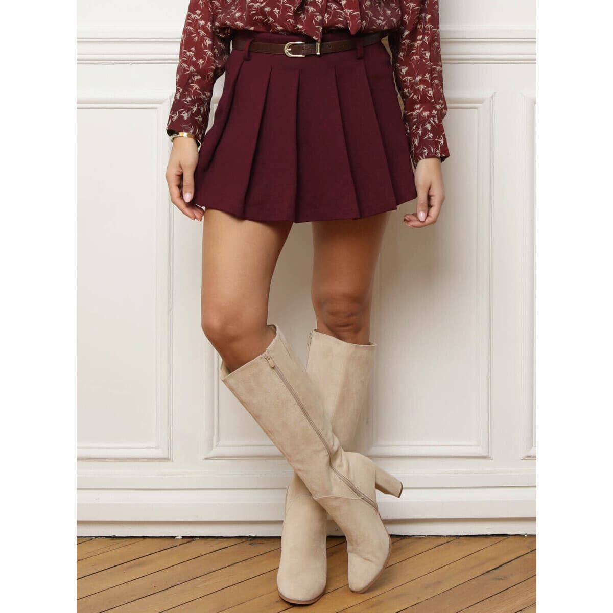 Women's Shorts La Modeuse Bordeaux