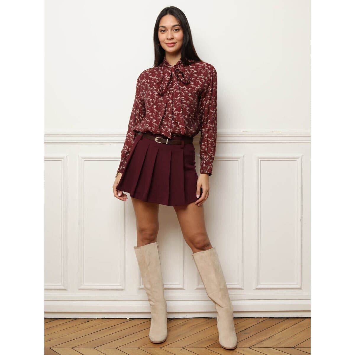 Women's Shorts La Modeuse Bordeaux