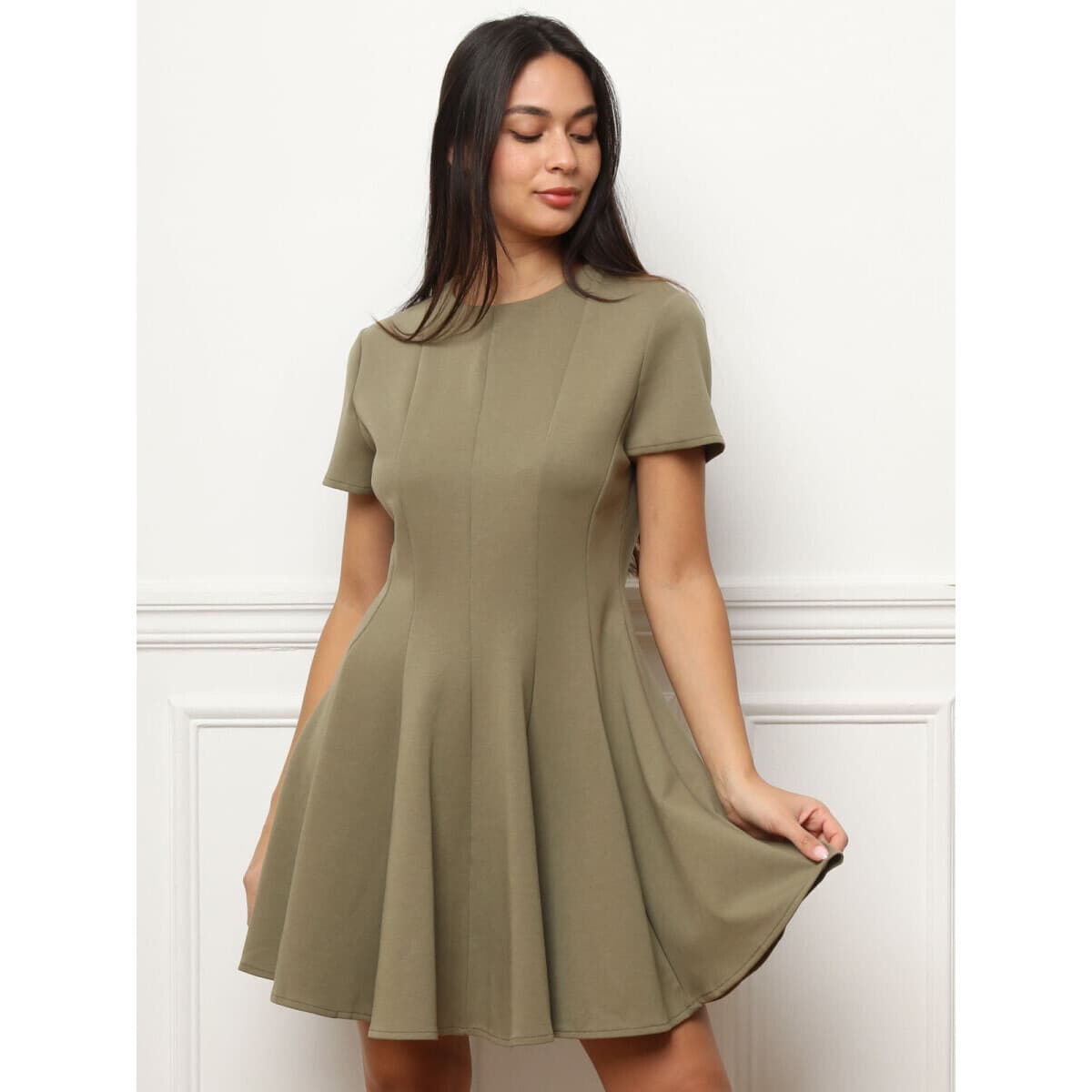 Women's Dresses La Modeuse Khaki