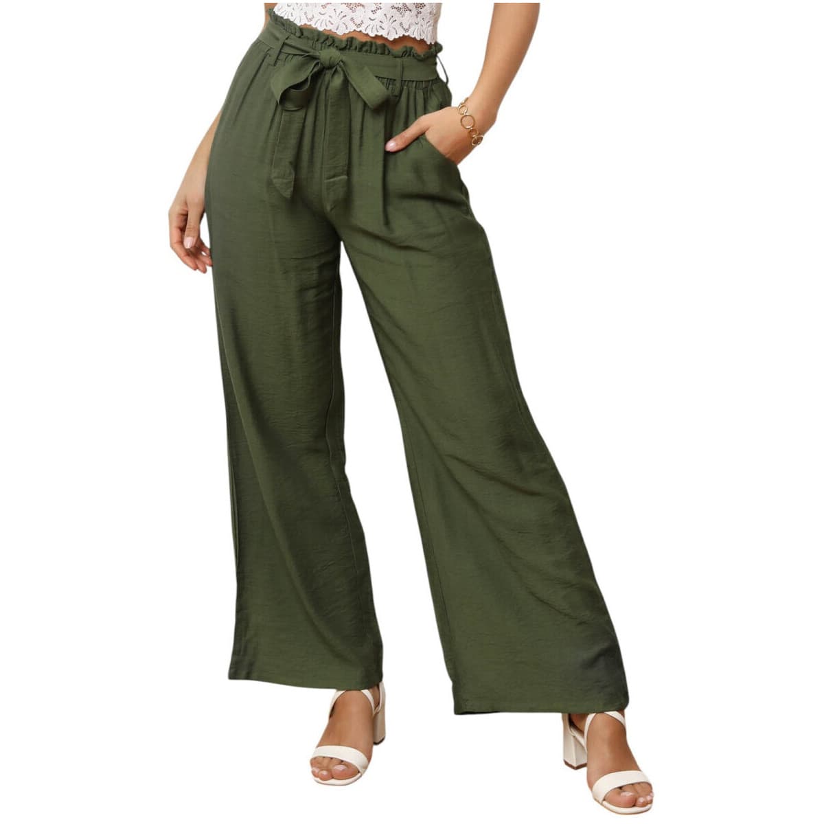Women's Pants La Modeuse Khaki