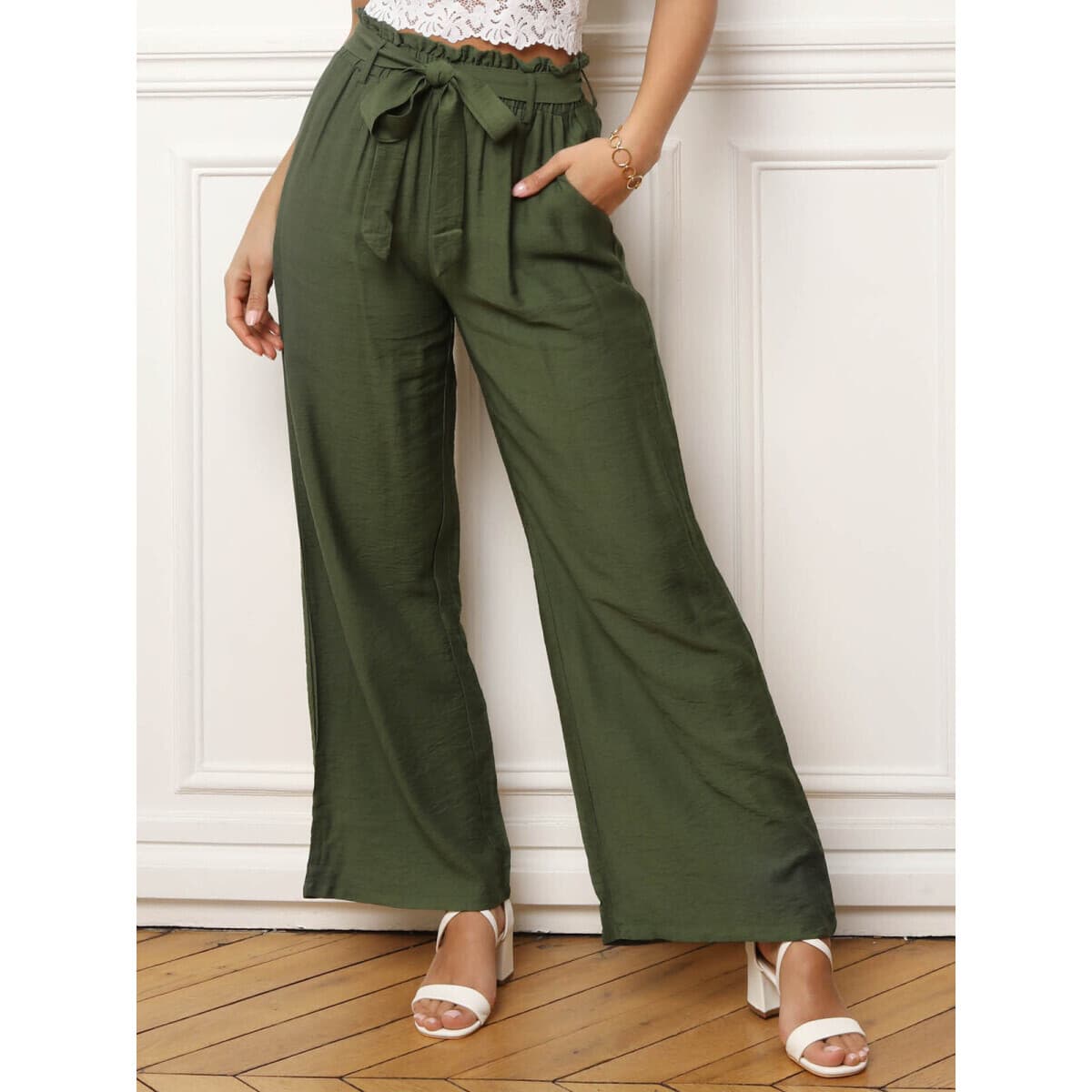 Women's Pants La Modeuse Khaki