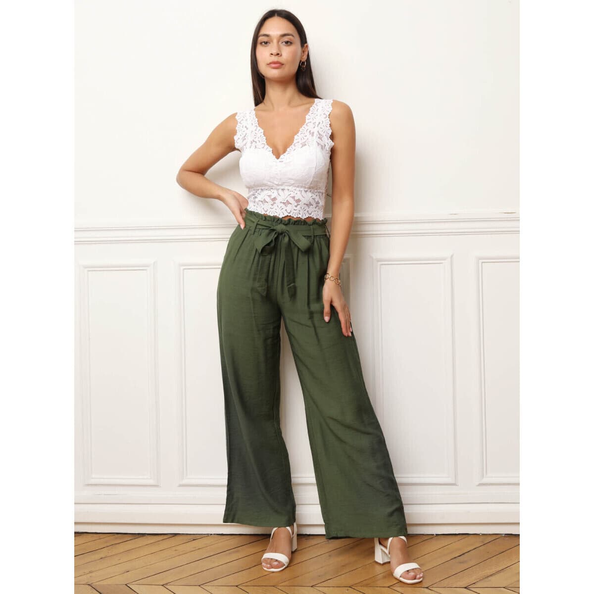Women's Pants La Modeuse Khaki