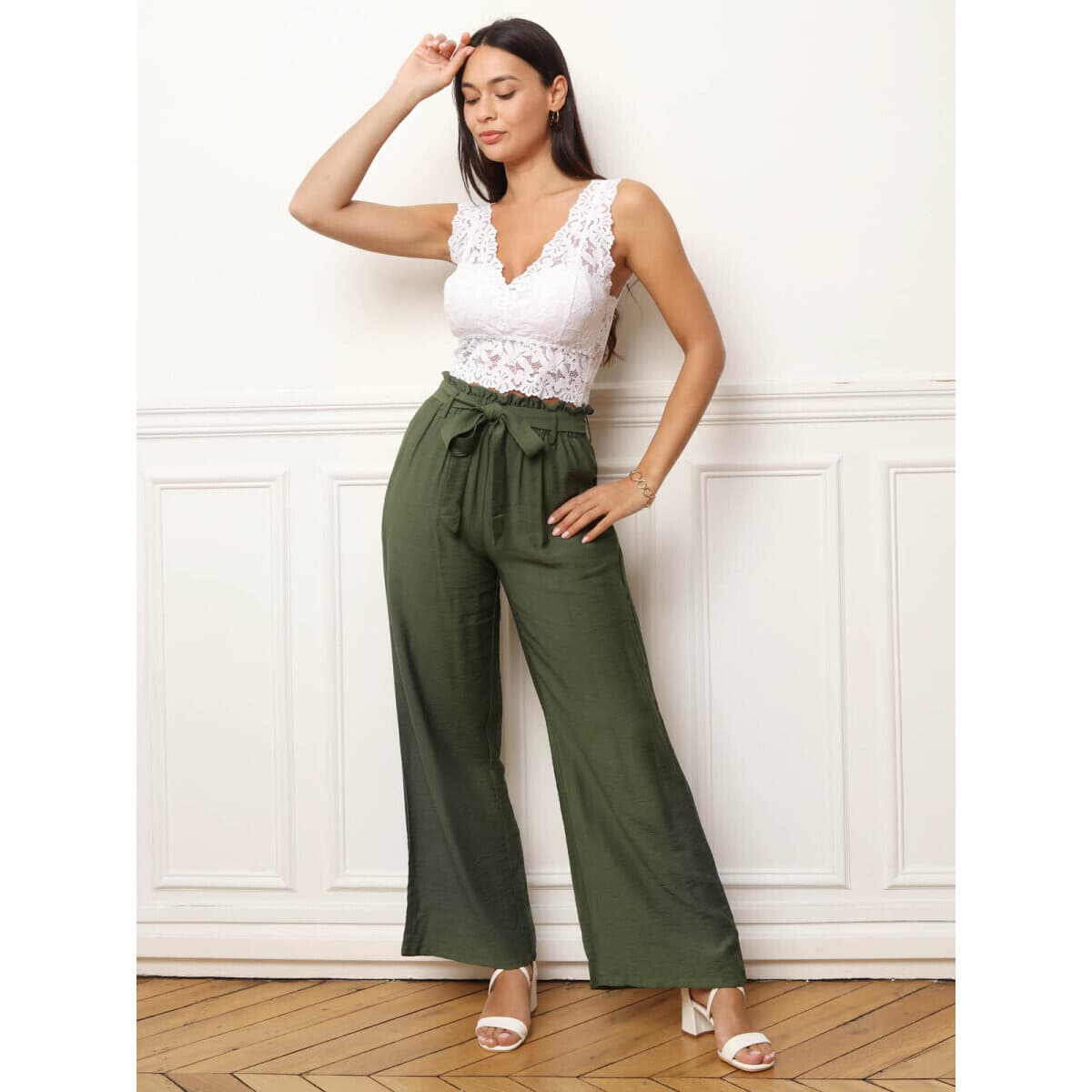 Women's Pants La Modeuse Khaki