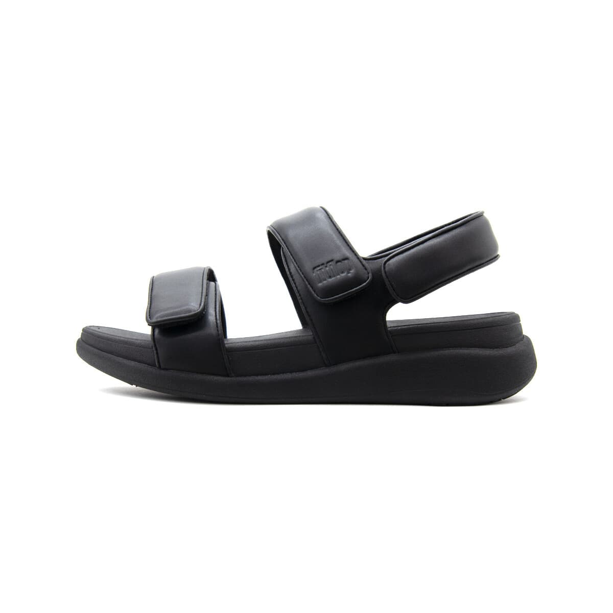 Σανδάλια με πλατφόρμα FitFlop F-MODE GO BACK STRAP FLATFORM SANDALS WOMEN