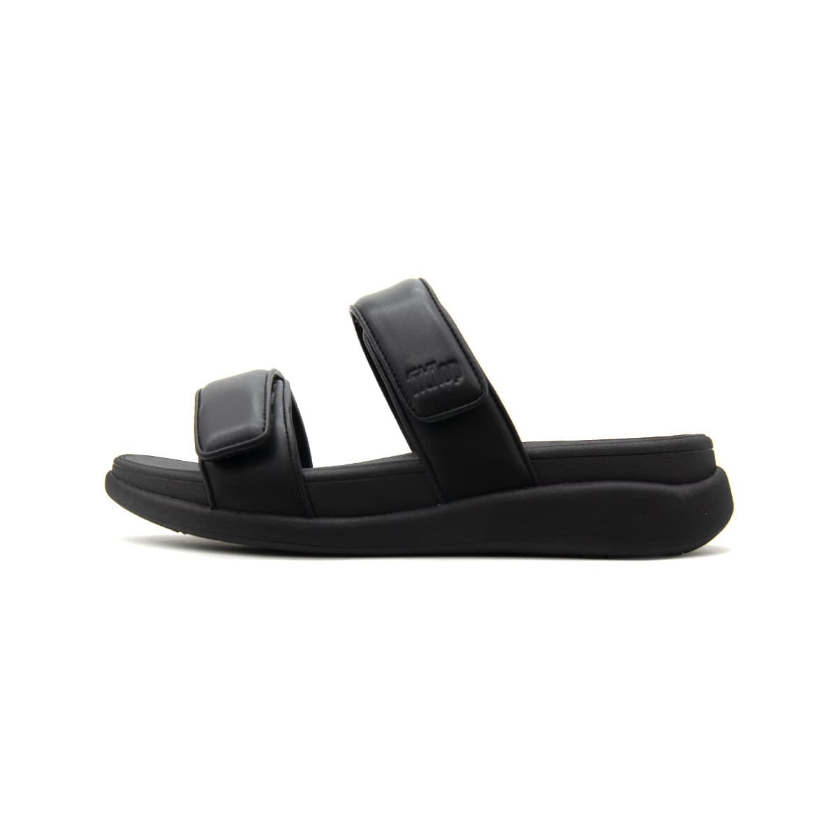 Σανδάλια με πλατφόρμα FitFlop F-MODE GO FLATFORM SLIDES WOMEN