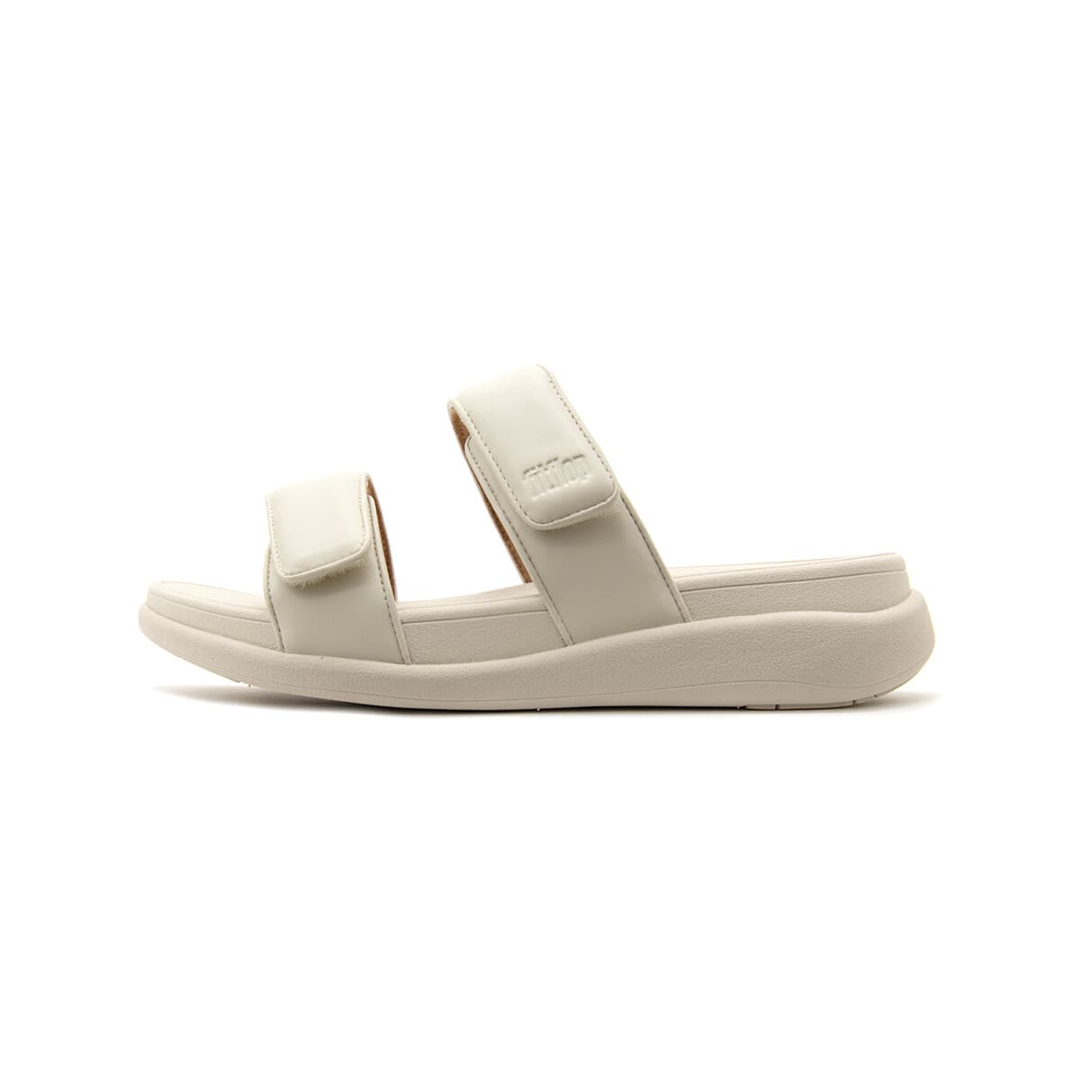Σανδάλια με πλατφόρμα FitFlop F-MODE GO FLATFORM SLIDES WOMEN