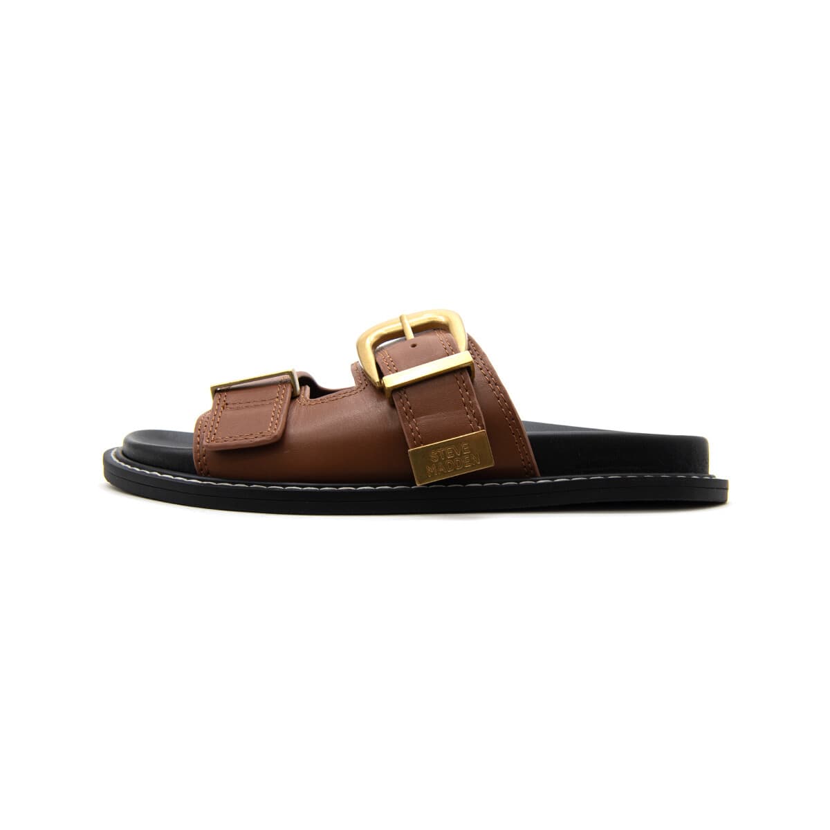 Σανδάλια χωρίς τακούνι Steve Madden ARCH-E LEATHER FLAT SANDALS WOMEN