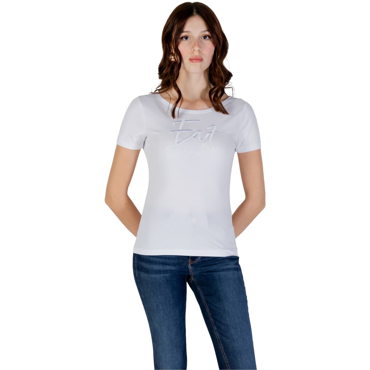 Women's T-Shirts EA7 White