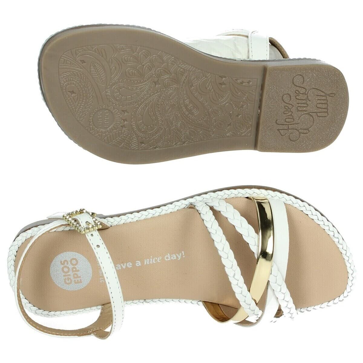 Girls' Sandals Gioseppo White