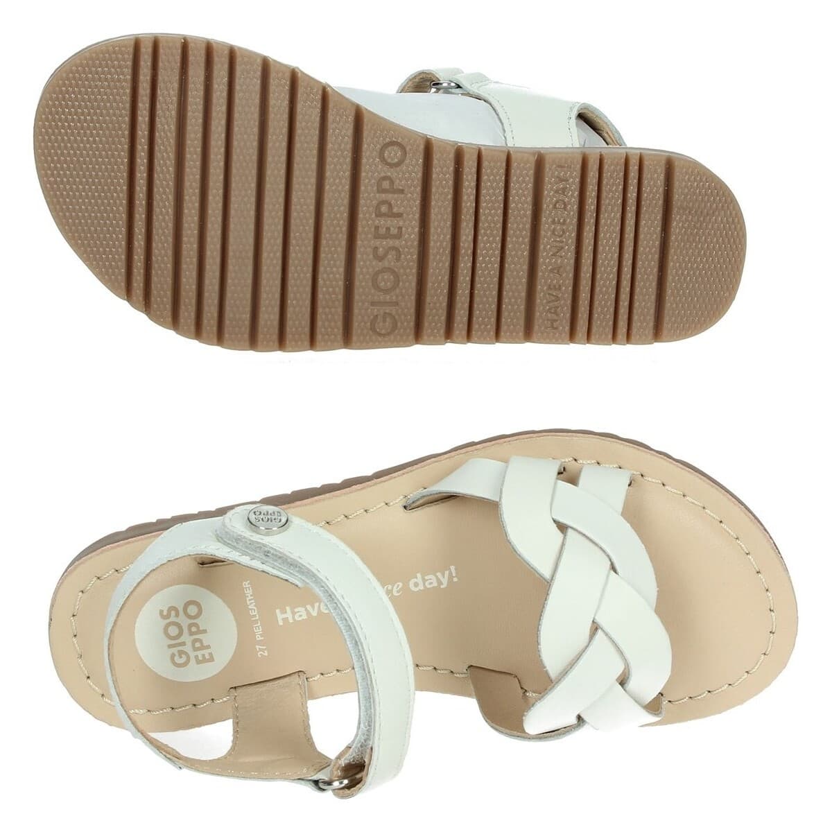 Girls' Sandals Gioseppo White