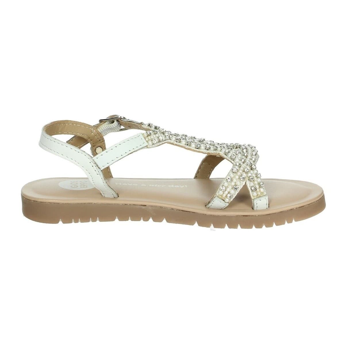 Girls' Sandals Gioseppo White