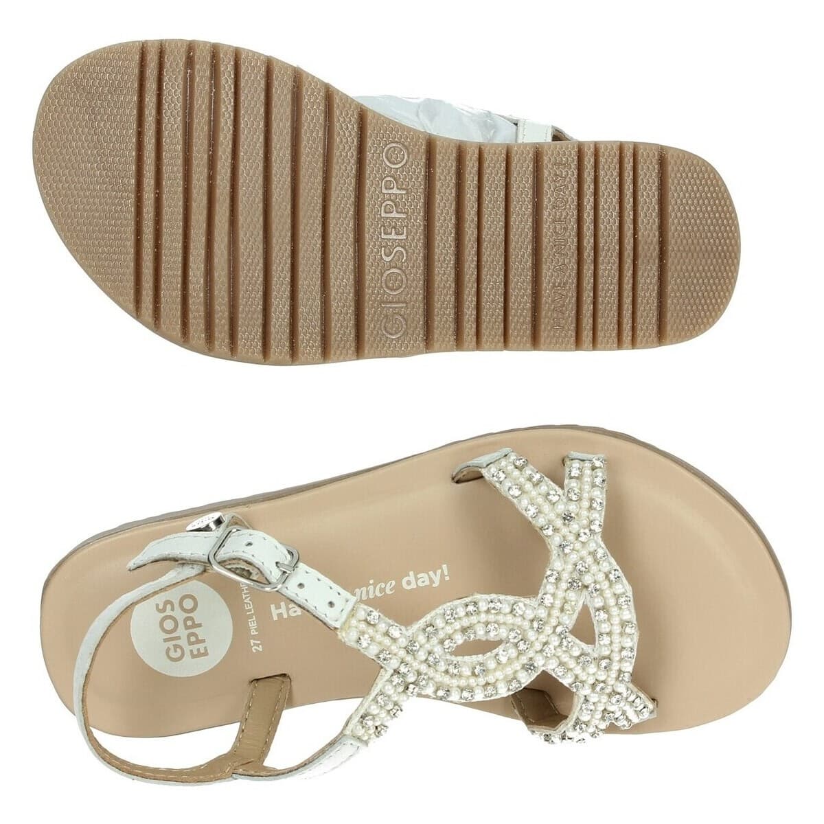 Girls' Sandals Gioseppo White
