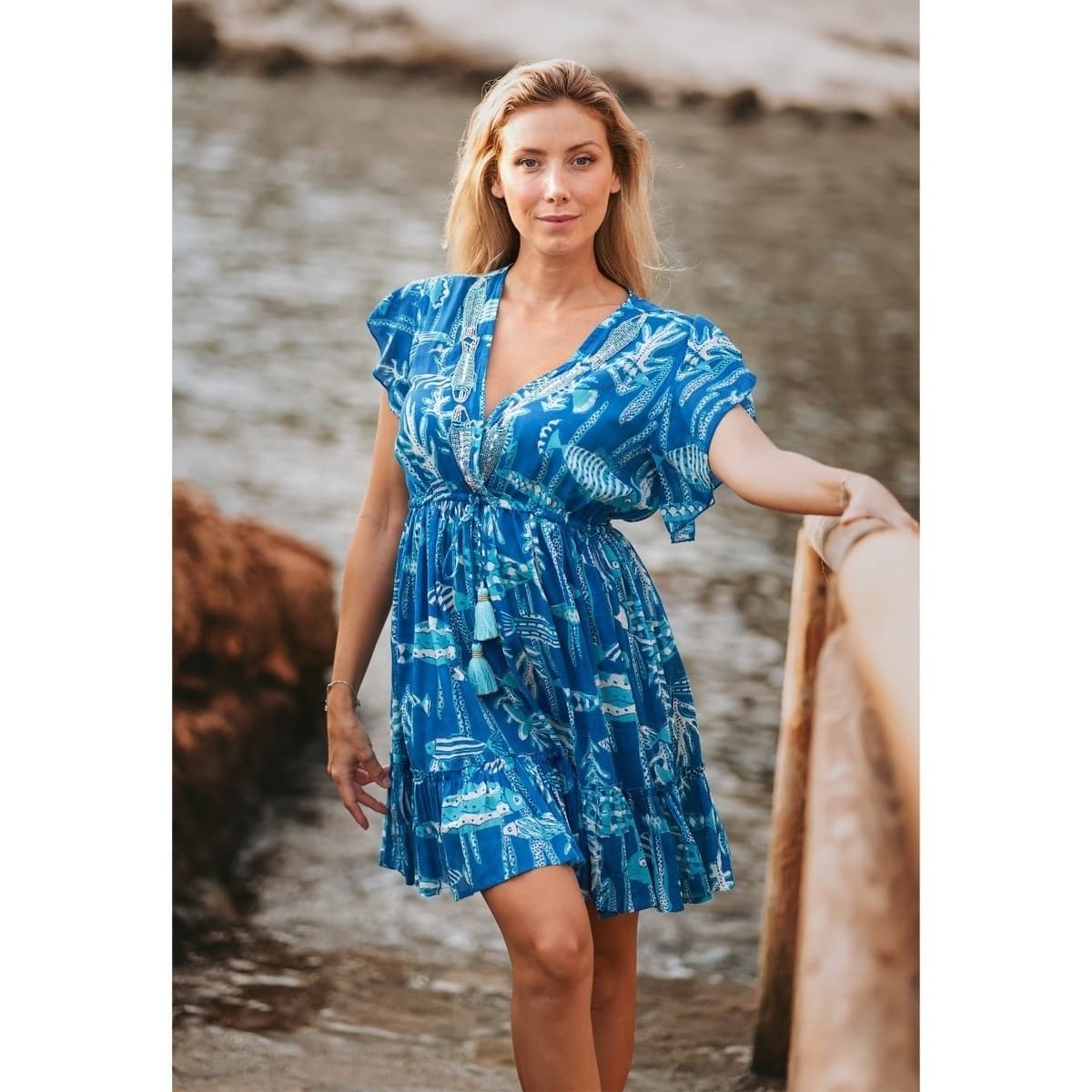 Women's Dresses Isla Bonita By Sigris Blue