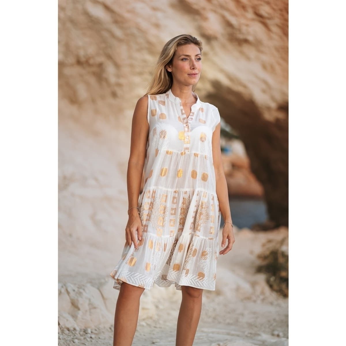 Women's Dresses Isla Bonita By Sigris Beige