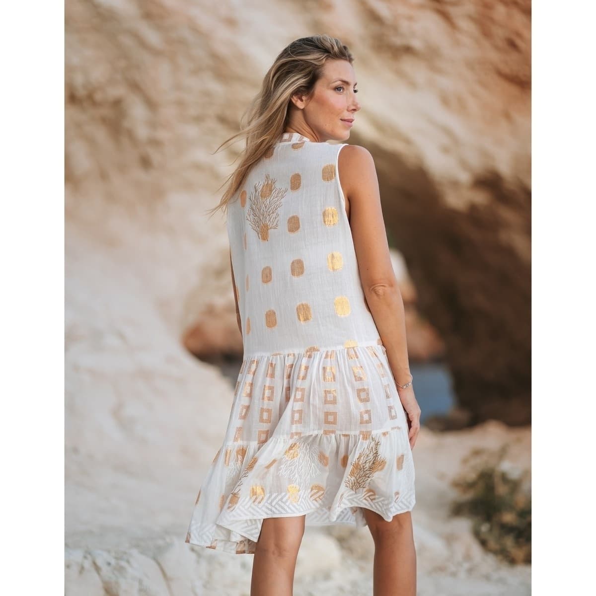 Women's Dresses Isla Bonita By Sigris Beige