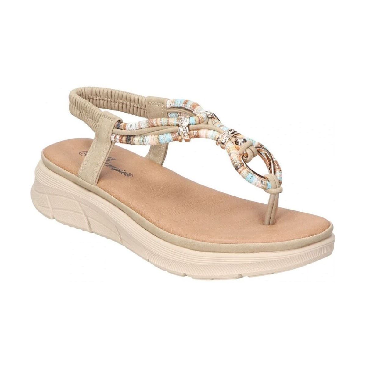 Women's Sandals Calzapies Beige
