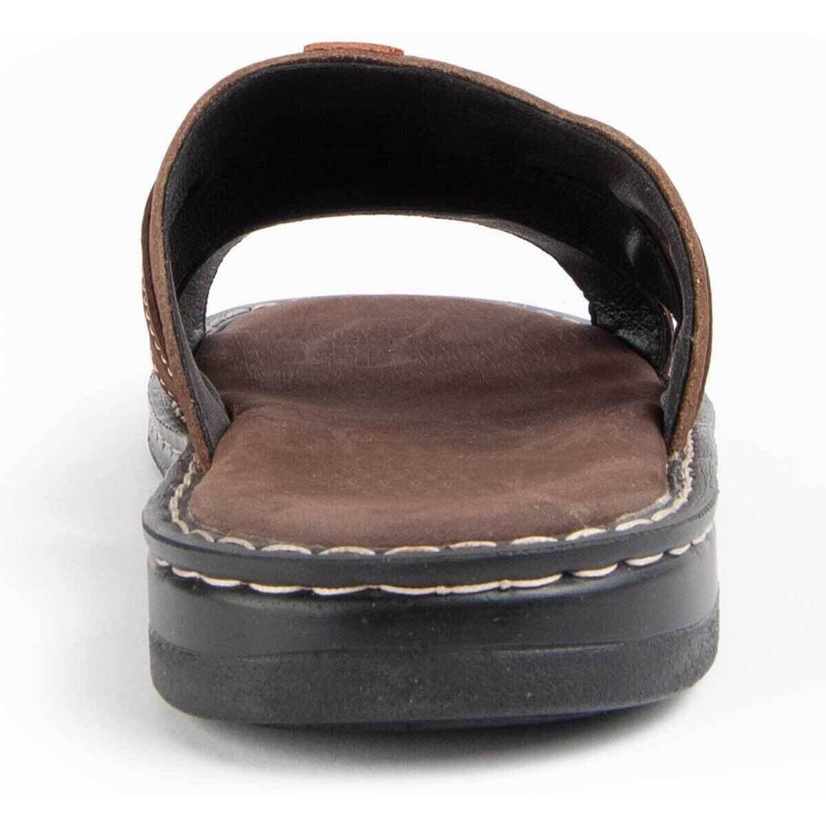 Men's Sandals Purapiel Brown