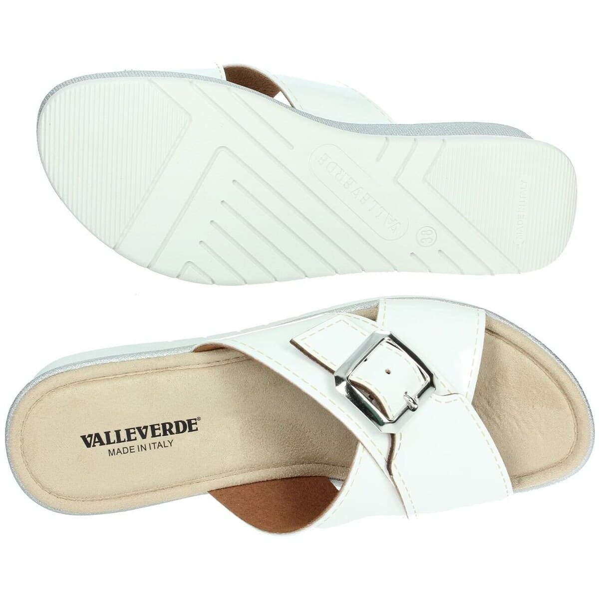 Women's Flip Flops Valleverde White