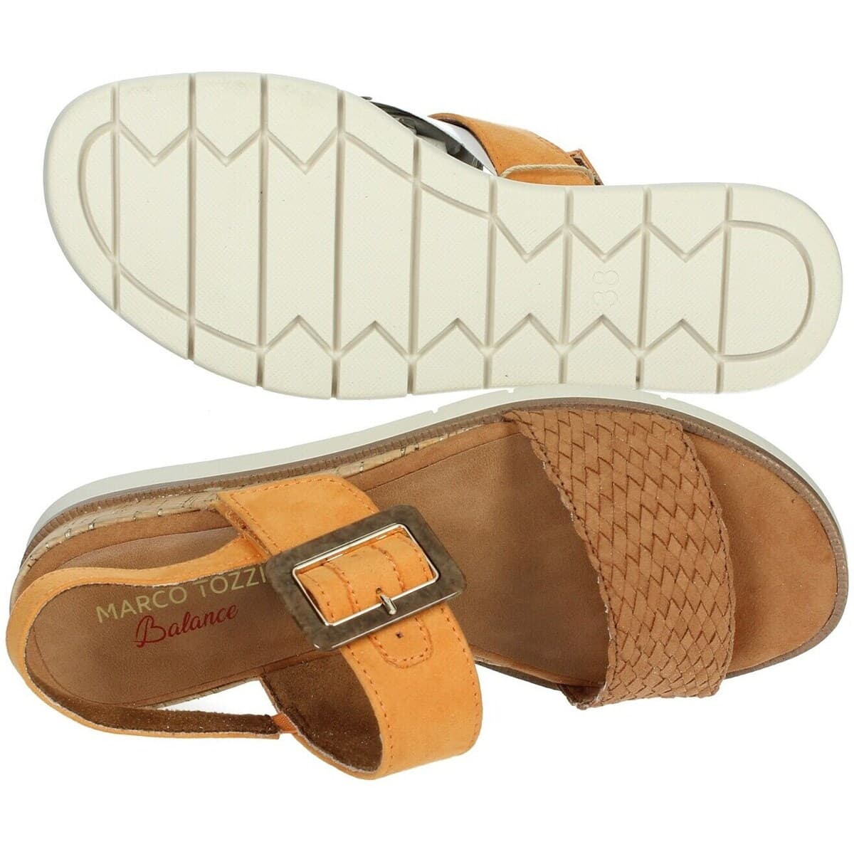 Women's Platforms Marco Tozzi Orange