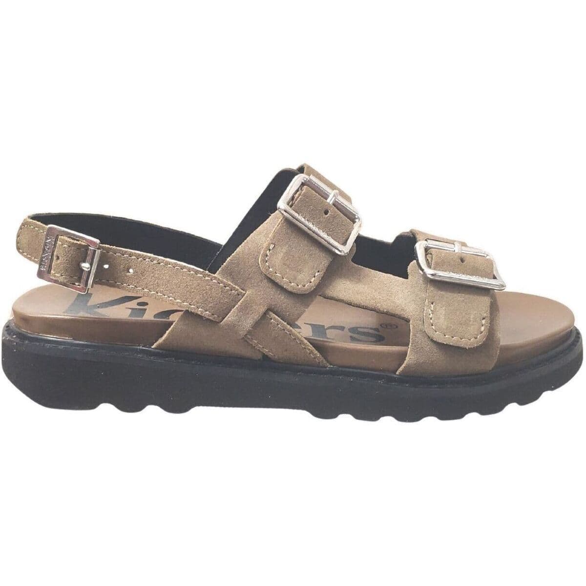 Women's Sandals Kickers Brown