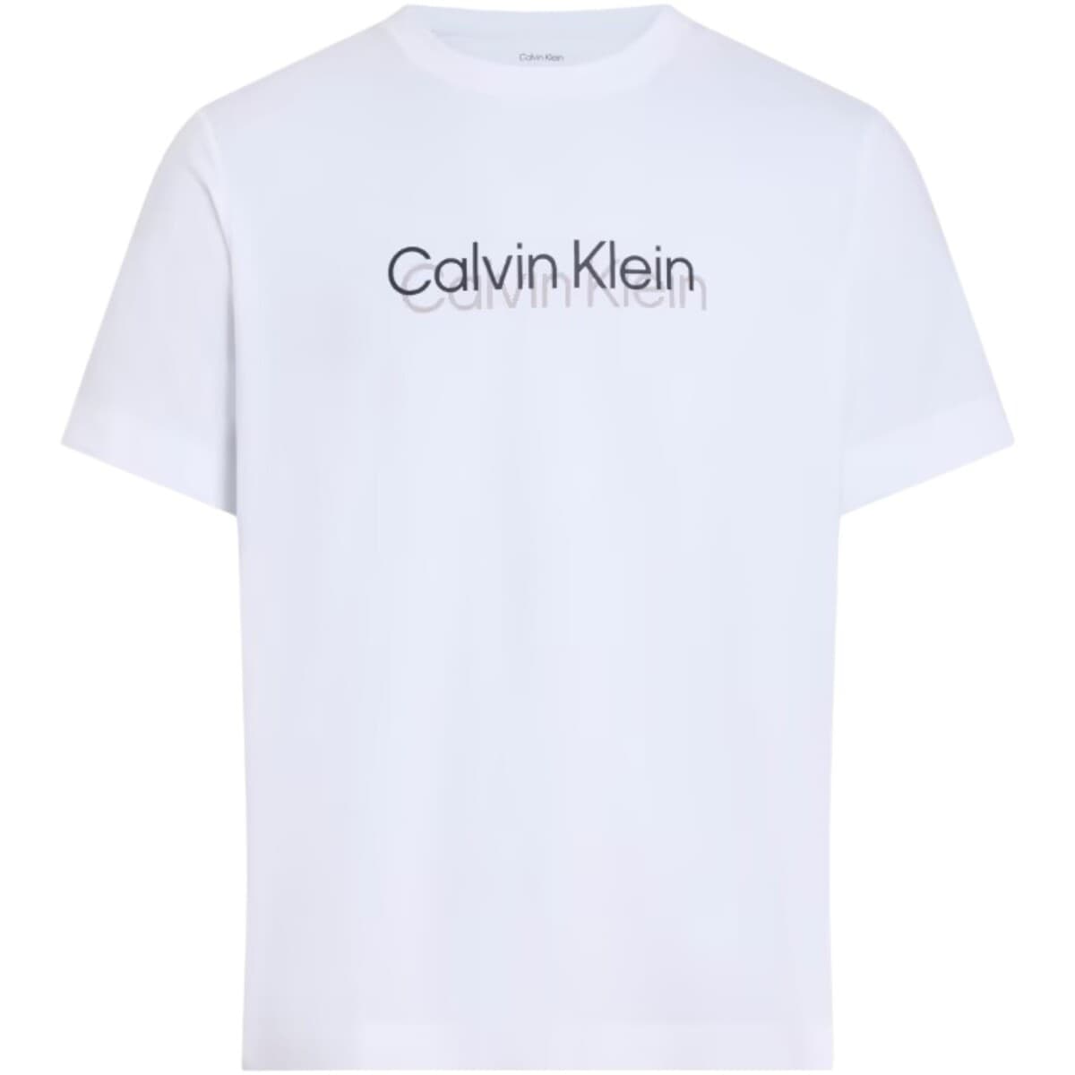 Men's Polo Shirts Calvin Klein White