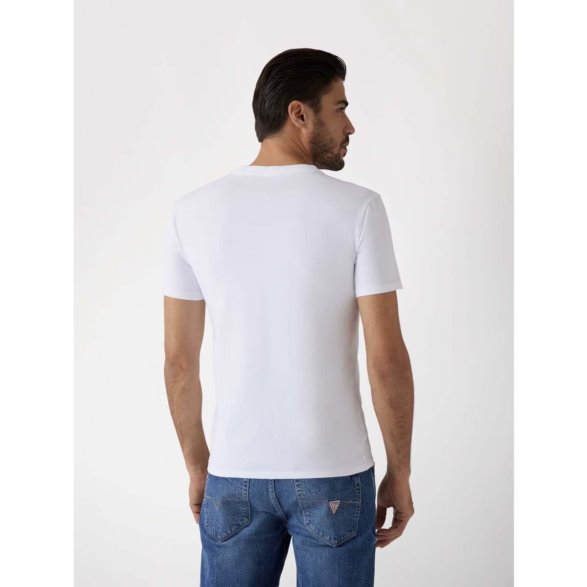 Men's T-Shirts Guess White