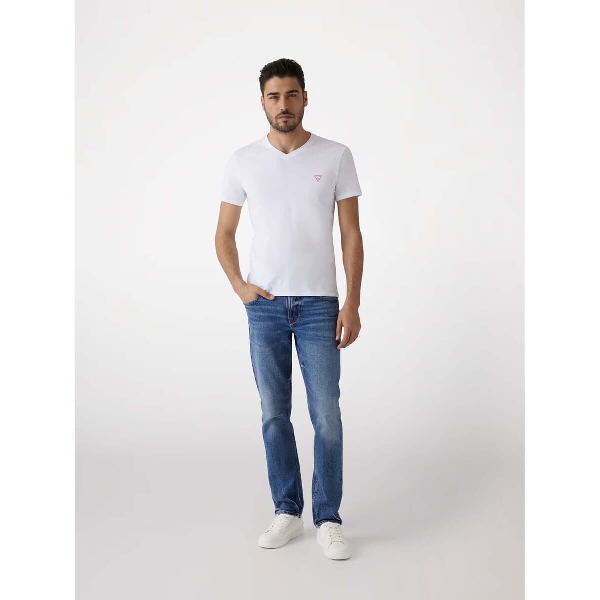 Men's T-Shirts Guess White