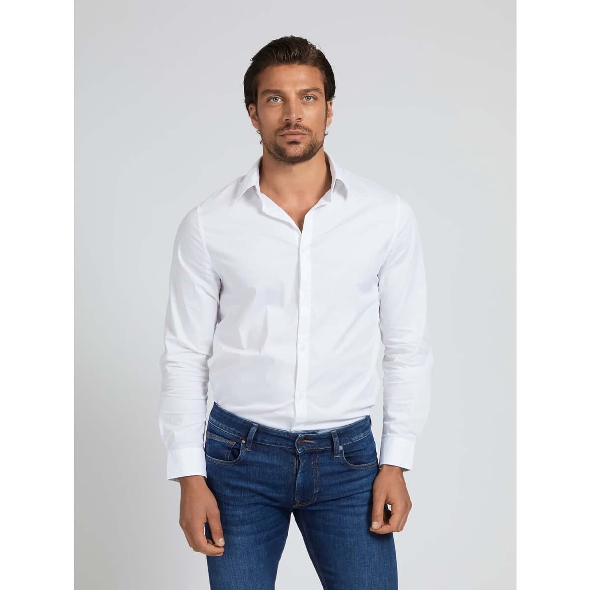 Men's Shirts Guess White