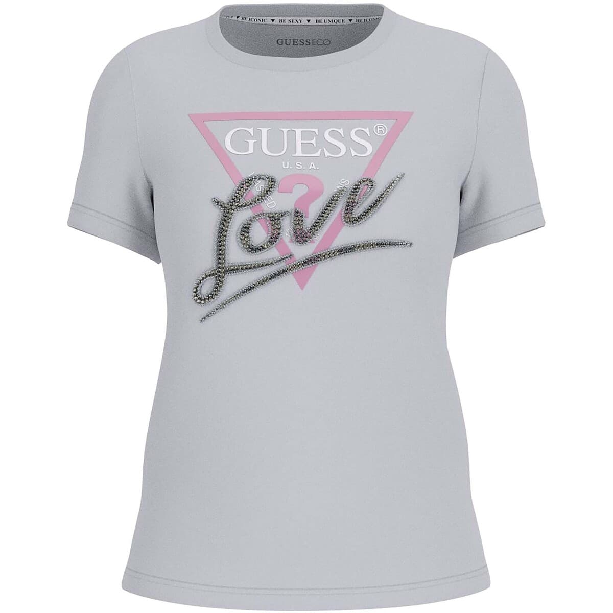 T-shirts & Polos Guess Ss Cn Triangle Love Tee