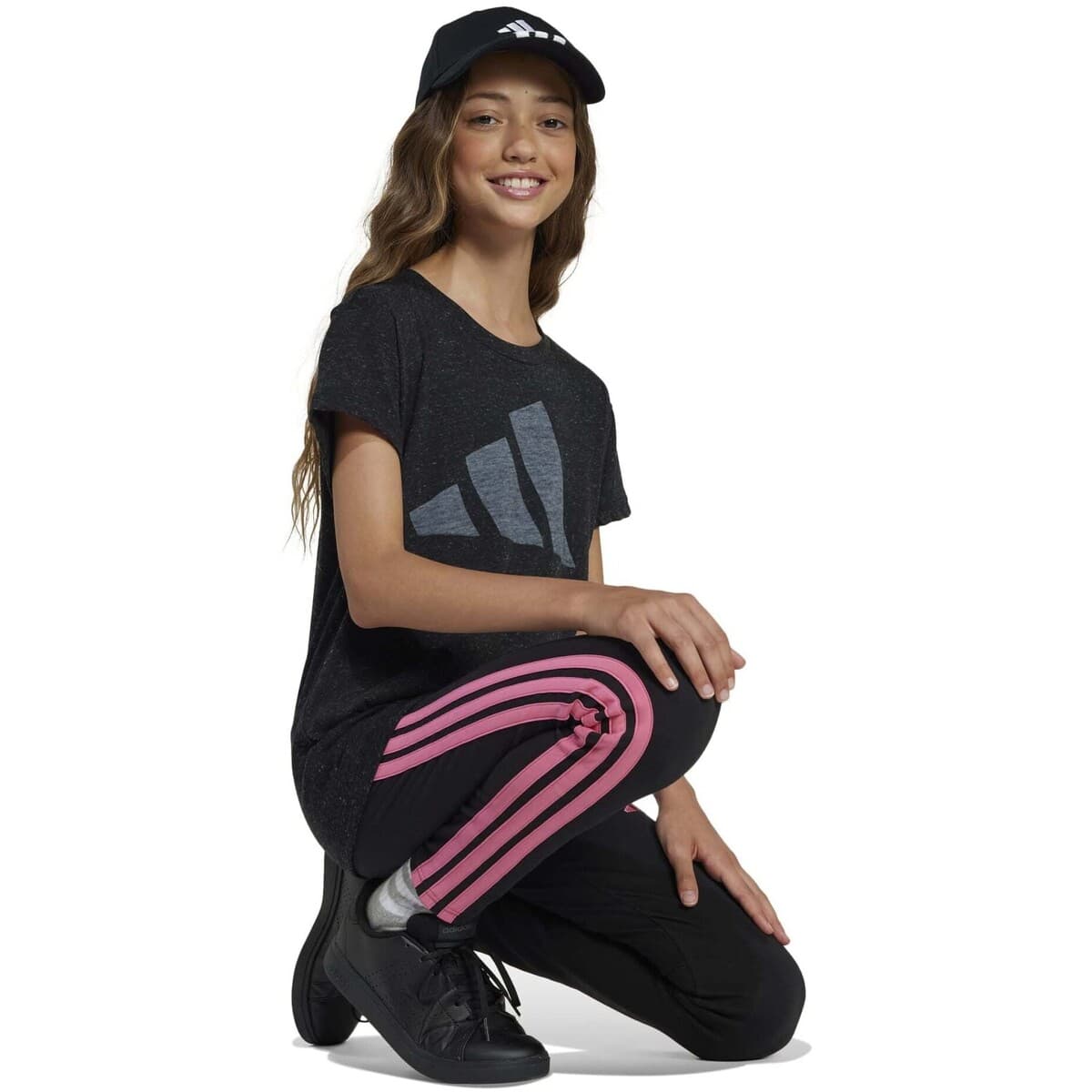 Girls' T-Shirts adidas Black
