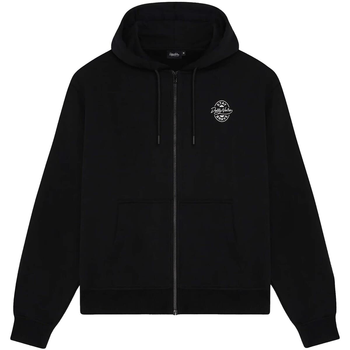Fleece Dolly Noire Logo Brew Label Zip Hoodie
