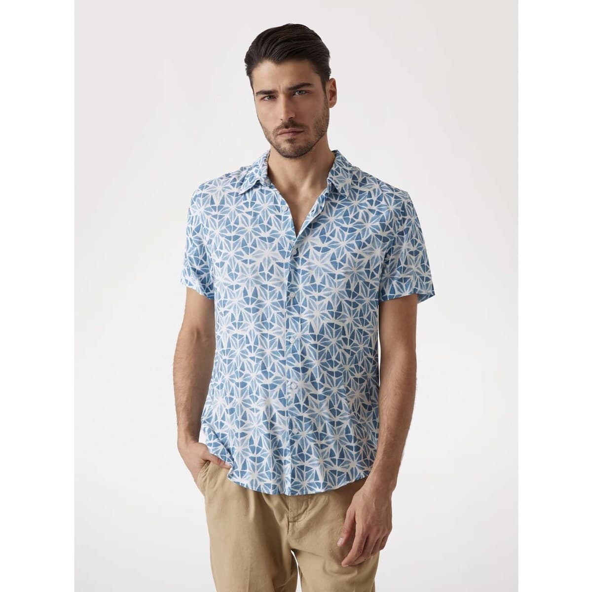 Men's Shirts Guess Blue