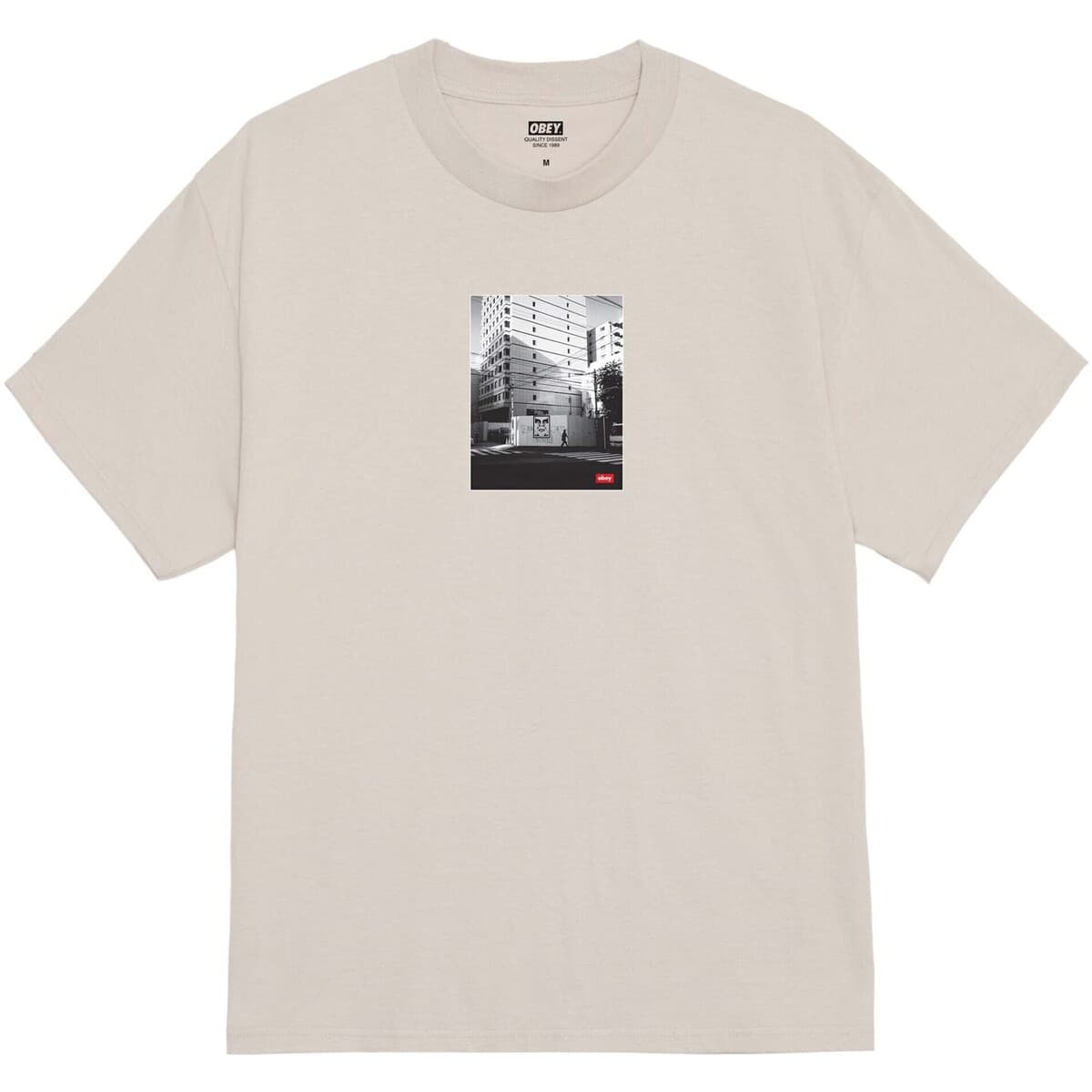 Men's T-Shirts Obey Gray