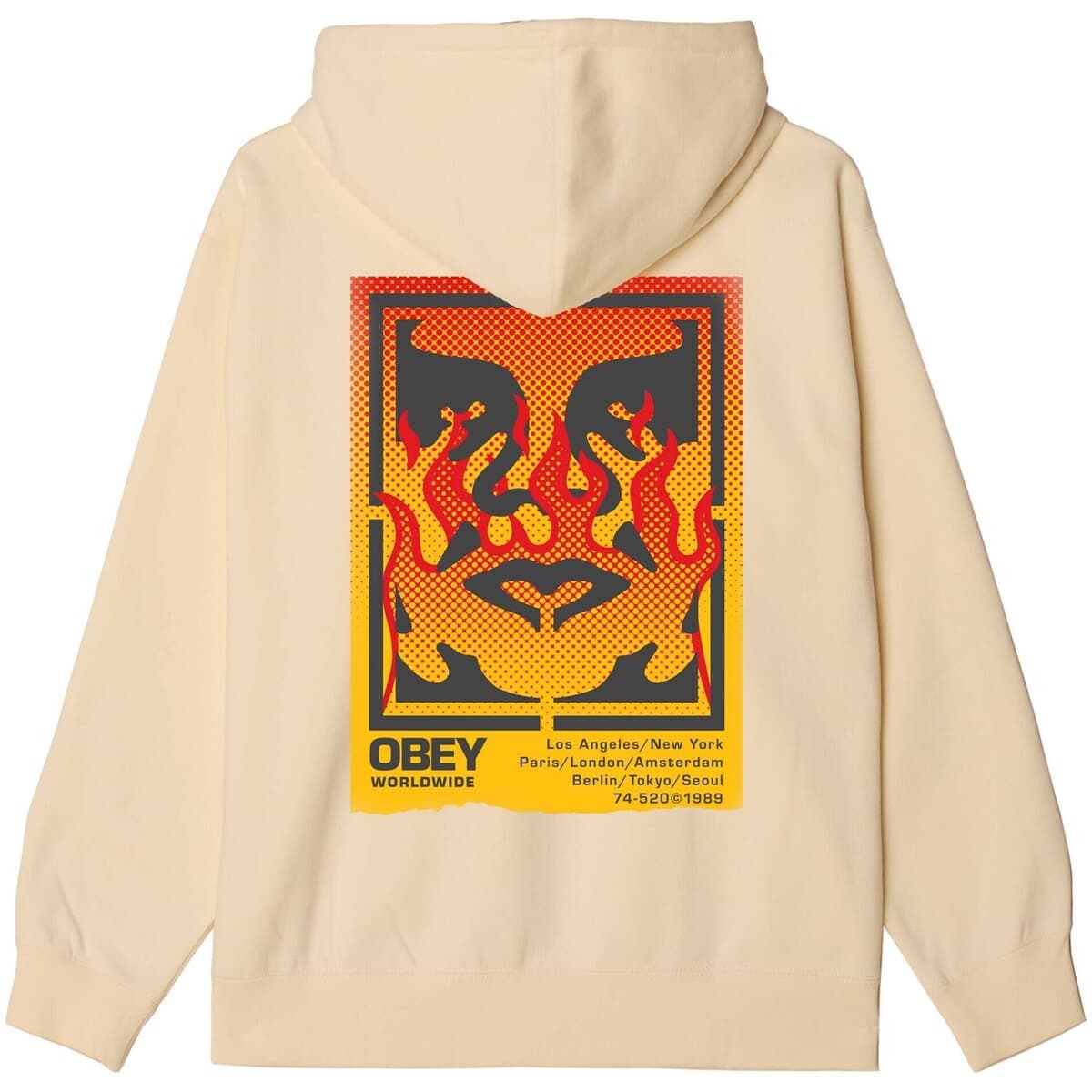 Men's Sweatshirts Obey Beige
