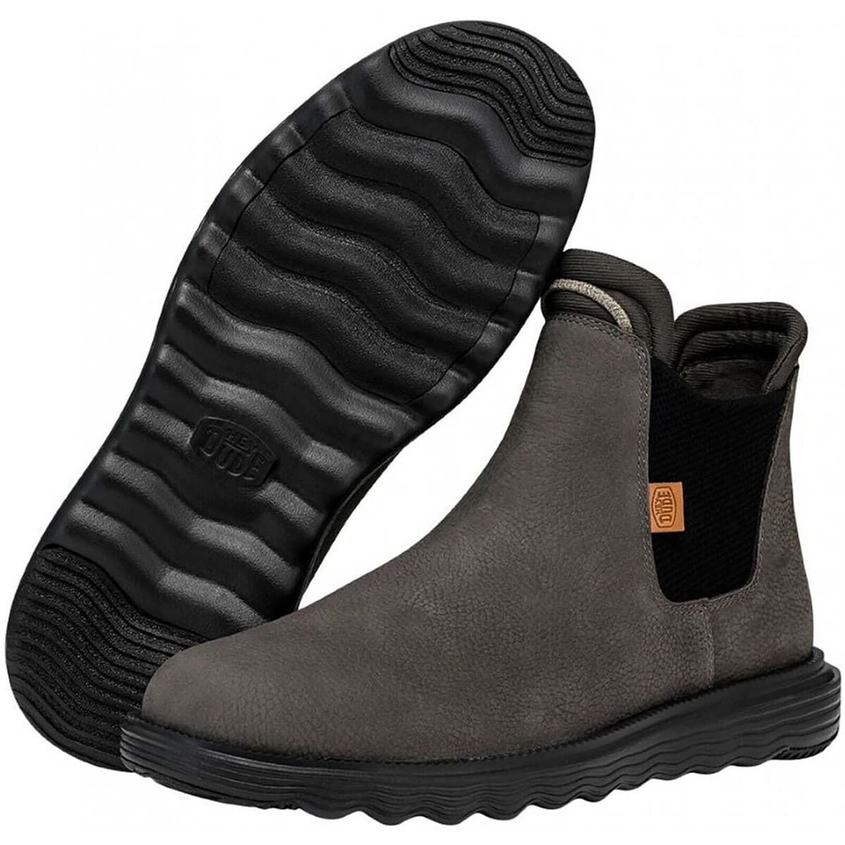 Men's Dress Shoes HEYDUDE Gray