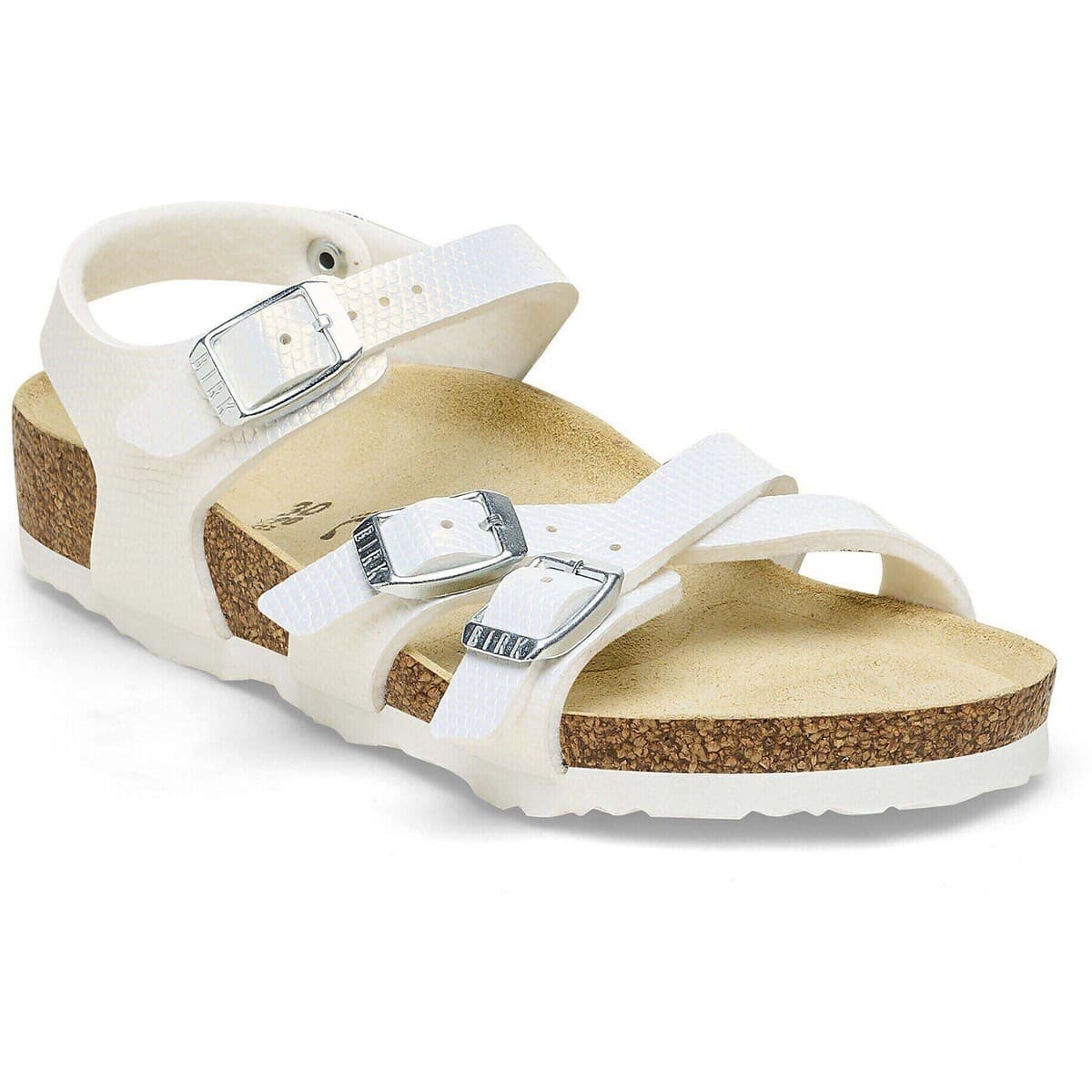 Girls' House Slippers BIRKENSTOCK White