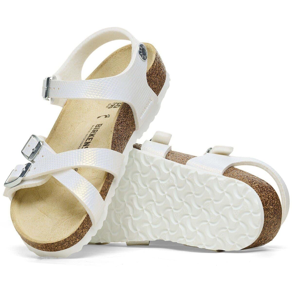 Girls' House Slippers BIRKENSTOCK White