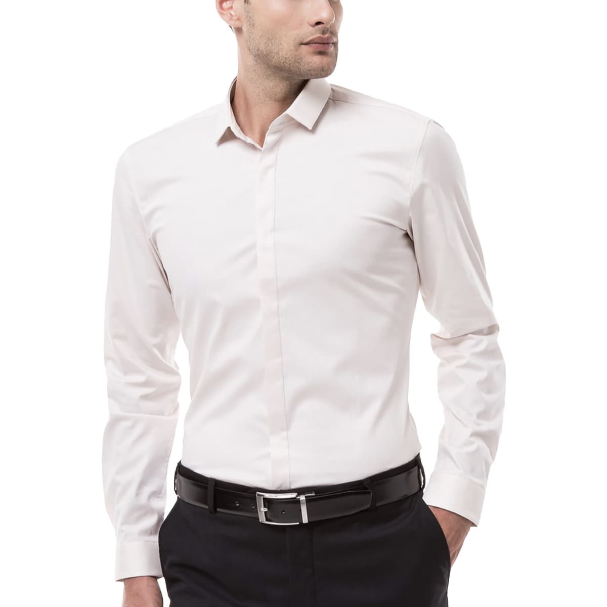 Men's Shirts HUGO White