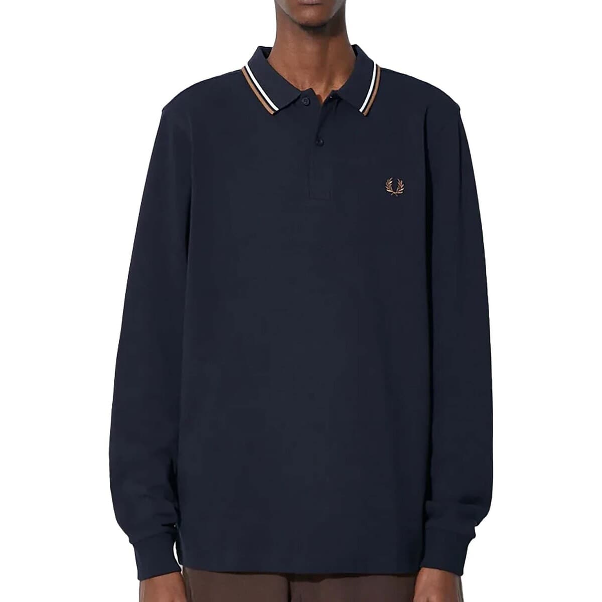 T-shirts & Polos Fred Perry Fp Ls Twin Tipped Shirt