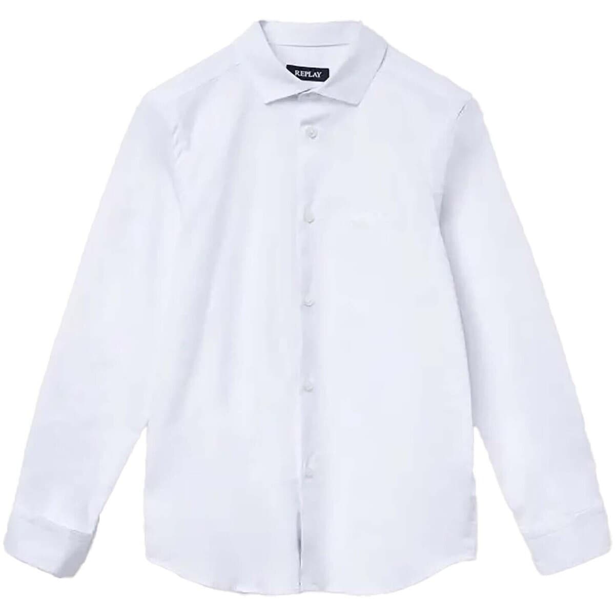 Boys' Shirts Replay White