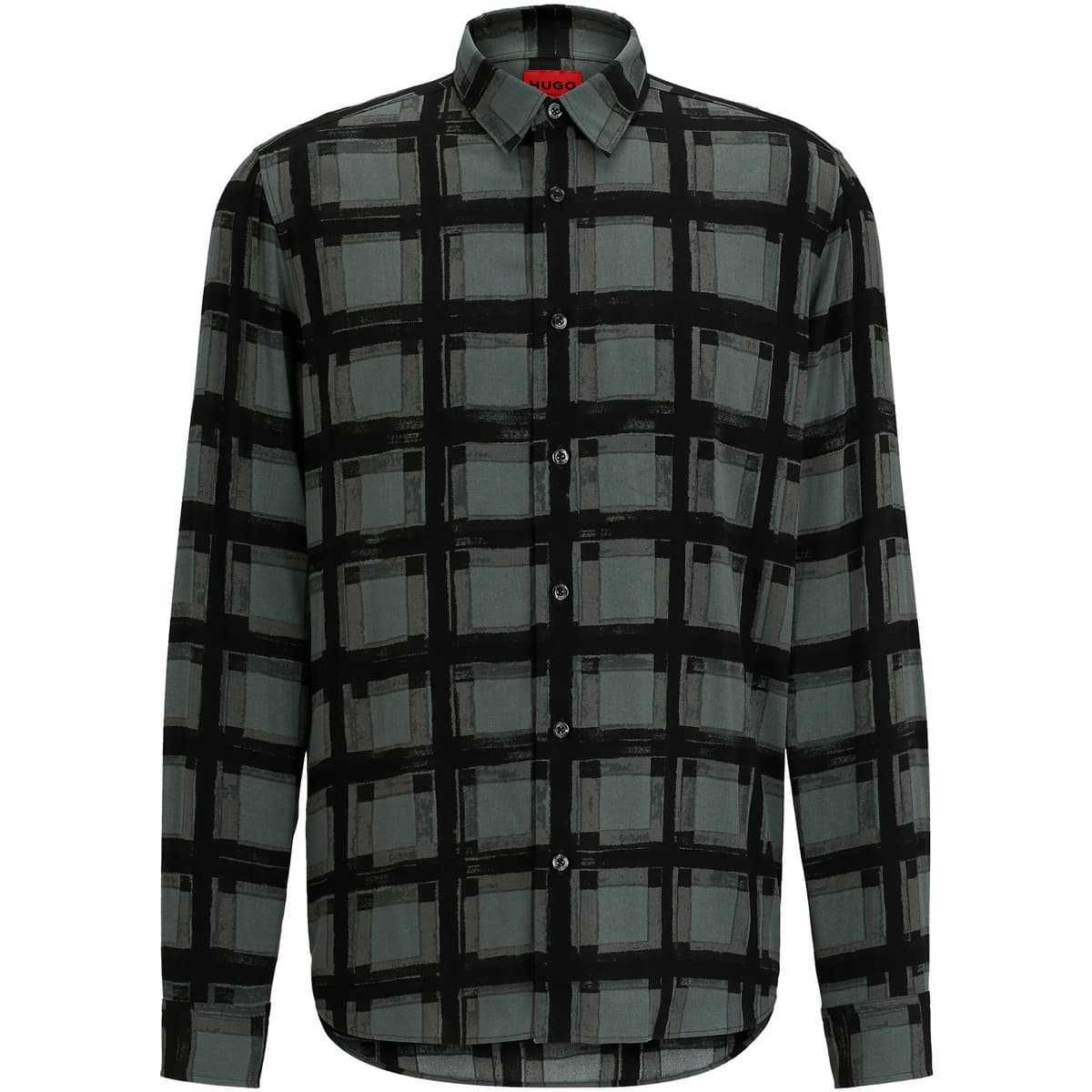 Men's Shirts HUGO Green