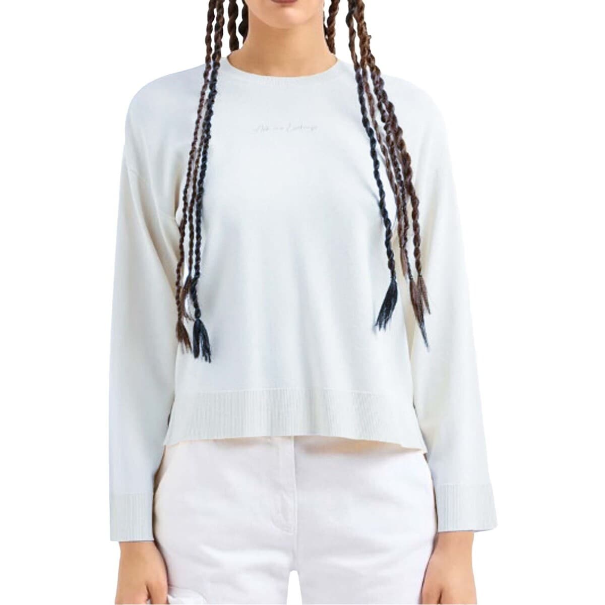 Women's Sports T-Shirts EAX White