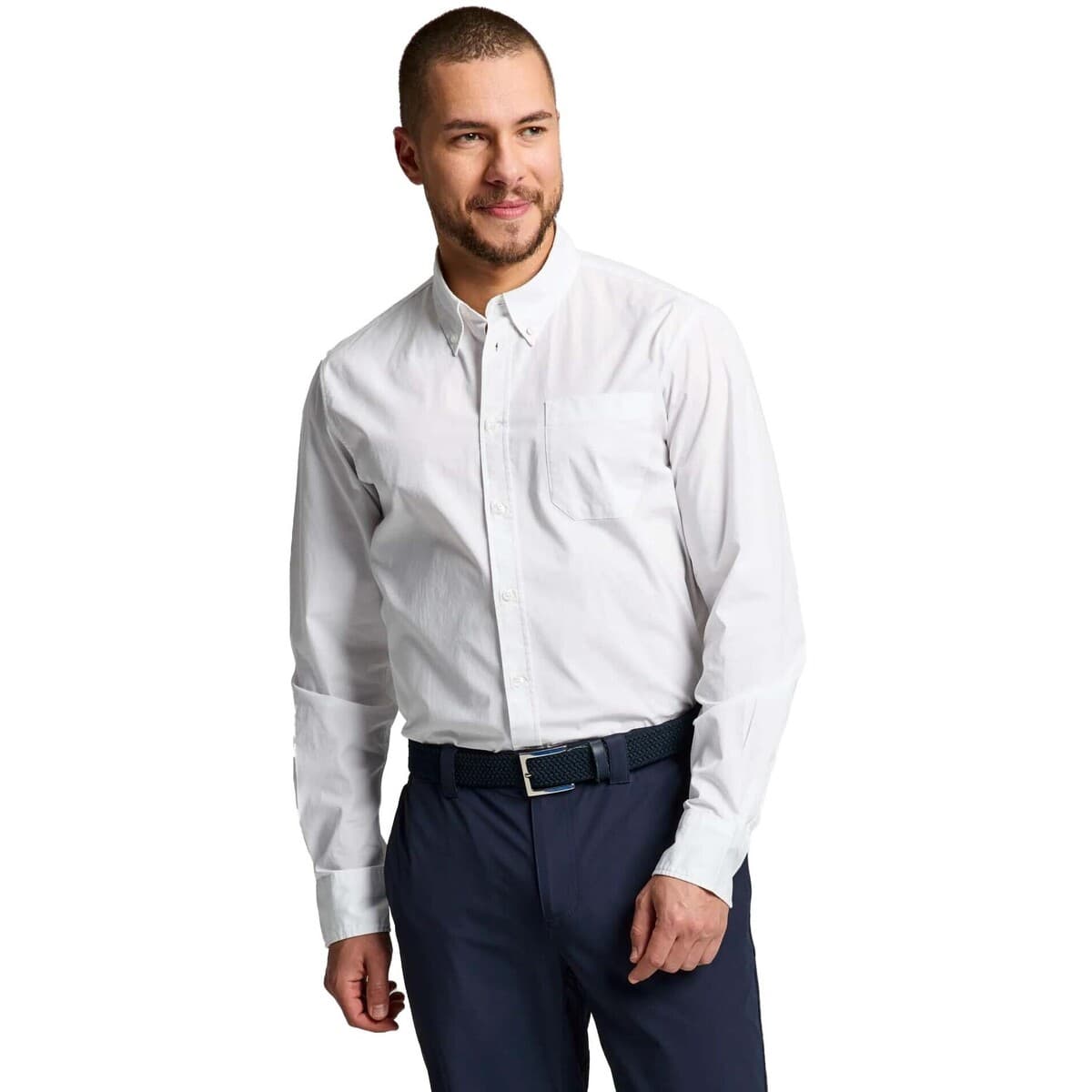 Men's Shirts Slam White