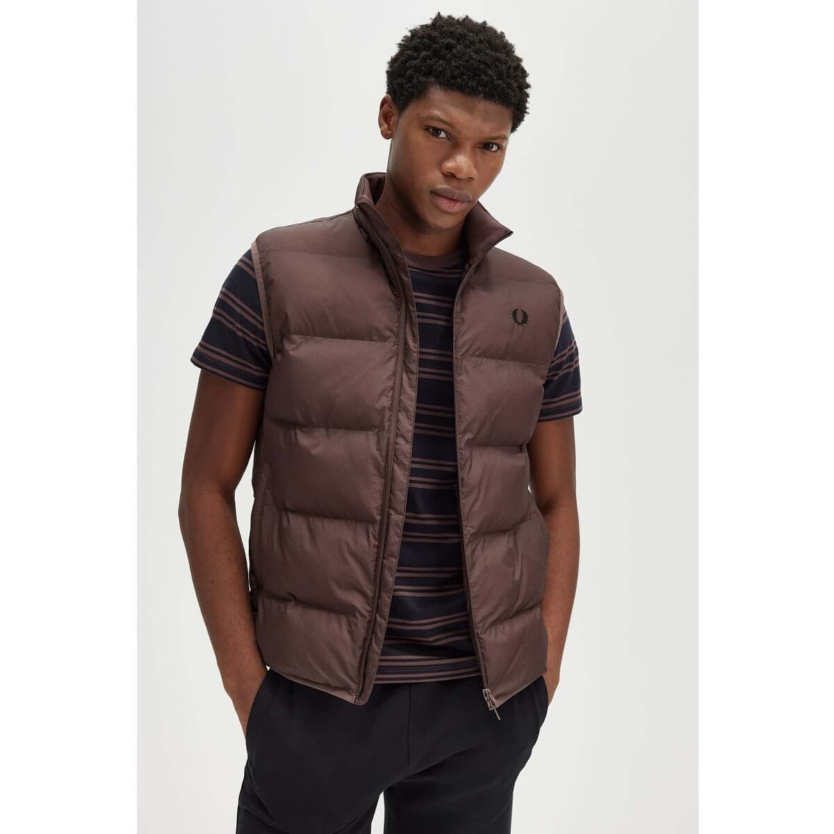 Men's Blazers Fred Perry Brown